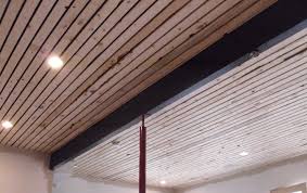 Wood Slat Ceiling Basement Ceiling Wood Slat Ceiling Basement Ceiling Insulation