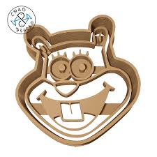 Sandy cheeks tickled for science. Stl Datei Sandy Cheeks Spongebob Cookie Cutter Fondant Herunterladen Modell Fur 3d Drucker Cults