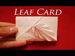 Fold all four corners to the center, in the same manner as making a fortune teller. How To Make An Easy Origami Leaf Card Hd Youtube