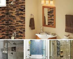 Wood look ceramic tile in bathroom 2021. Mosaic Monday Is Glass Tile A Good Idea For Shower Walls
