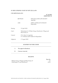 Https Www Courtsofnz Govt Nz Assets Cases Sc 41 2019 Nzls V Stanley Pdf