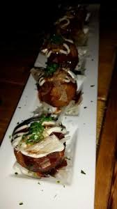 Carefully remove the fish from the pan and break it apart with a fork. Fanny Bay Oysters Too Briney For Us Tako Balls California Donburi Monkfish Tacos Ebi May Picture Of Nome Izakaya Toronto Tripadvisor