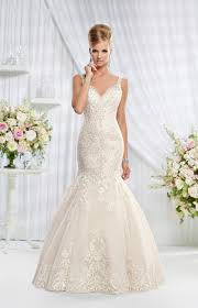 Mermaid wedding dresses look best on slender or hourglass shaped brides who want to show off their figure with the fitted portion of the dress. 2015 New Style Gorgeous Bling Wedding Dresses Mermaid Style Spaghetti Straps Lace Beading Applique Garden Backless Brdial Gowns Hot Sale Sdf Mermaid Wedding Dress Pattern Mermaid Wedding Dresses Under 500 From Morieebridal