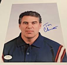 Tom Clements Green Bay Packers Signed Autographed 8x10 Photo JSA Sticker