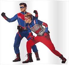Vintage Captain Man And Kid Danger Poster Best Superhero Super Hero Outfits Henry Danger Nickelodeon