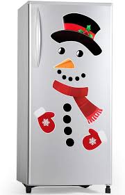 Let's just hope you're not the new act required manufacturers to make fridge doors openable easily from the inside. Amazon Com D Fantix Snowman Refrigerator Magnets Set Of 16 Cute Funny Fridge Magnet Refrigerator Stickers Holiday Christmas Decorations For Fridge Metal Door Garage Office Cabinets Large Furniture Decor