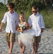 Pin By Page Steffens On Sea You Down The Aisle Beach Wedding Outfit Beach Wedding Flower Girl Beach Wedding
