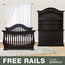 Baby Appleseed 3 Piece Nursery Set Davenport 3 In 1 Convertible Crib Double Dresser And Hutch In Espresso Free Shipping