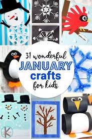31 Wonderful January Crafts For Kids Get Ready To Have Fun Making Winter Crafts Together With These January Crafts Winter Crafts For Kids Kindergarten Crafts