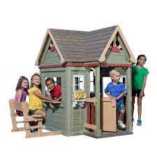 Backyard Discovery Victorian Inn All Cedar Playhouse Walmart Com Play Houses Wooden Playhouse Cedar Playhouse