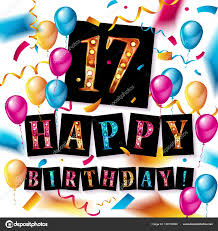 Celebraban cumpleaños, policía les cayó y se llevó a 9 retenidos en el chorrillo. 17 Cumpleanos Vectores Graficos Imagenes Vectoriales Depositphotos