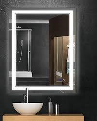 Smart bathroom mirror with weather and clock: Keonjinn 36 X 28 Inch Bathroom Led Vanity Mirror Anti Fog Wall Mounted Makeup Mirror With Light Horizontal Vertical Blinkee Com
