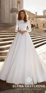 Wedding Dress The Wedding Store Macys Bridal Gowns Fall Wedding Guest Dresses With Sleeves Lace A Line Wedding Dress In 2020 Plain Wedding Dress Simple Wedding Gowns Modest Wedding Dresses