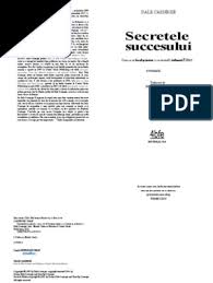 Dale Carnegie Secretele Succesului
