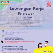 Internship ini sama seperti magang, kamu yang masih kuliah berpeluang untuk mendapatkan pengalaman kerja di indomaret dengan peluang bisa diangkat jadi karyawan tetap. Lowongan Kerja Indomaret Pekanbaru Februari 2021