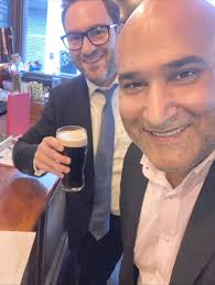 A nice treat after six hours of clients meetings in London.