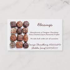 Assorted Chocolates Business Cards Zazzle Com Business Cards Menu Design Inspiration Chocolate Assortment
