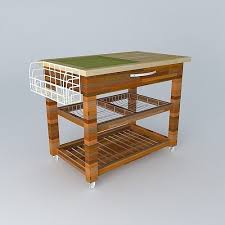 mobile kitchen bench 3d cgtrader