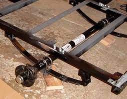 You can make the flatbed with steel welded together with the axle. 8 Trailer Axles Ideas Trailer Axles Trailer Utility Trailer