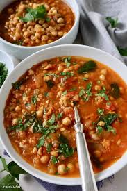 Moroccan chickpea stew plant vine : Moroccan Chickpea Soup Vegan Gluten Free Not Enough Cinnamon