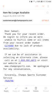 Champs sports uses 5 email formats, with first_initial last (ex. Champs Reviews 138 Reviews Of Champssports Com Sitejabber