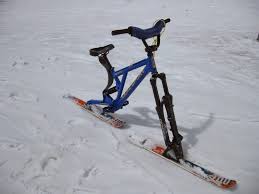 a colorado skibiker goes skibiking skibike snowbike colorado ski resorts