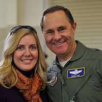 Liberty Hunter, Air Force Trials participant, prepares