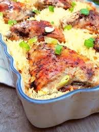Epingle Sur Riz Poulet Au Four