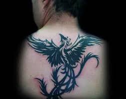 The romans believed the phoenix made its nest on the top of an oak or palm tree. 40 Tribal Phoenix Tattoo Designs For Men Mythology Ink Ideas