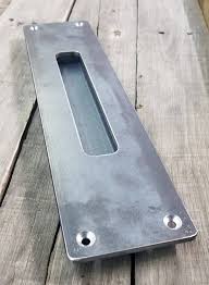 Recessed Sliding Barn Door Pull 3 Wide Closed Back Etsy Barn Door Handles Door Pulls Door Handles