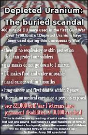 Depleted uranium will pass across the skin into the blood. Depleted Uranium A World Crisis