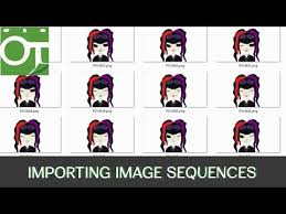How To Import An Image Sequence Into Opentoonz Youtube Image Sequence Image Sequencing