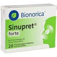 Sinupret Forte Coated Tablets 20 Pcs Cold Flu Homoempatia Versandapotheke