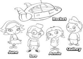 Have fun with your child turning these. Little Einsteins Coloring Pages Coloring4free Com