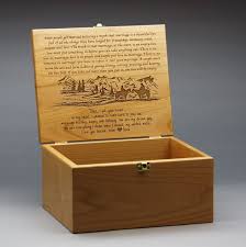 Custom Alder Wood Gift Box With Inside Lid Engraving Engraved Wood Box Engraved Wooden Boxes Wood Gift Box Engraved Box