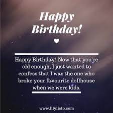 Funny sister birthday card happy birthday to a sister who has. Funny Birthday Messages Wishes And Quotes For Elder Sister