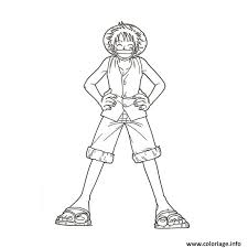 Sur les coloriages, vous rencontrerez vos personnages préférés de l'anime one piece: Coloriage Monkey D Luffy Onepiece Jecolorie Com