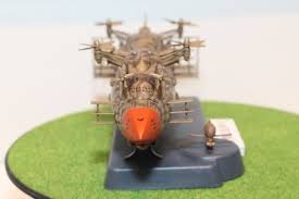 ファインモールドのスタジオジブリ作品のプラモデルに 飛行戦艦 ゴリアテ 登場 game watch スタジオジブリ ミニチュア 作り方 戦艦