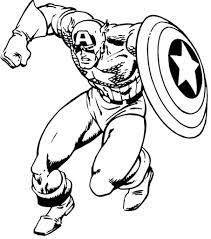 The winter soldier coloring page! Captain America Pdf