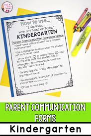 Parent Communication Log For Kindergarten Video Video In 2020 Kindergarten Parent Teacher Conferences Kindergarten Parent Communication