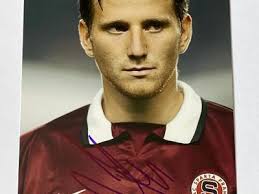 Kamil Vacek AC Sparta Autogram Fotbal Rozloučka Marka Matějovského
