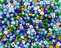 33 0 White Heart Stripes Czech Glass Seed Bead Mix 20 Grams 33cs105 White Heart Seed Beads Mix Beads