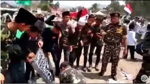 Mereka akan bakar sobekan itu, demi untuk menghormati dan menjaga agar tidak. Heboh Video Sejumlah Orang Bakar Bendera Di Garut Begini Tanggapan Kapolres Serambi Indonesia