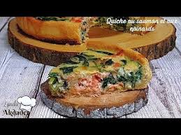 Quiche Au Saumon Et Aux Epinards Avec Une Pate Croustillante Extra Rapide Youtube Quiche Saumon Quiche Recettes De Cuisine