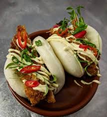 Breaded chicken cutlet served with. Shipley Golf Club Crispy Chicken Bao Buns Sweet Pickled Vegetables Katsu Mayonnaise Facebook