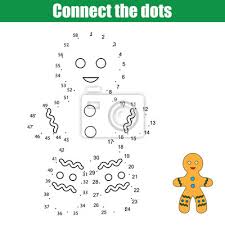 Zahlen verbinden und swein malen. Verbinden Sie Die Punkte Zahlen Kinder Padagogisches Spiel Druckbare Fototapete Fototapeten Mathematische Lebkuchen Aufgabe Myloview De