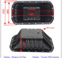 12101-78203-71 TOYOTA 1DZ Oil Pan | gzsycc.com