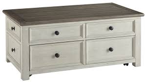 20 to 24 lbs is the minimum weight recommended to close the mechanism completely and to keep the table top flat. Bolanburg Lift Top Coffee Table W Casters Southern Ontario