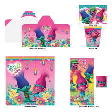 Trolls Kids 5 Piece Bath In A Bag Set Exclusive Multicolor Exclusivebathroomaccessories Exclusivebathroomsets In 2019 Bathroom Accessories Sets Bathroom Towels Bathroom Kids