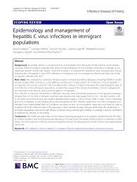 Pdf Epidemiology And Management Of Hepatitis C Virus Infections In Immigrant Populations